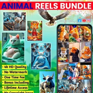 600+ Ai Animal Reels Bundle